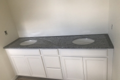 bathroom vanity and sink