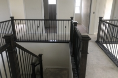 Stairwell Staircase wood and steel